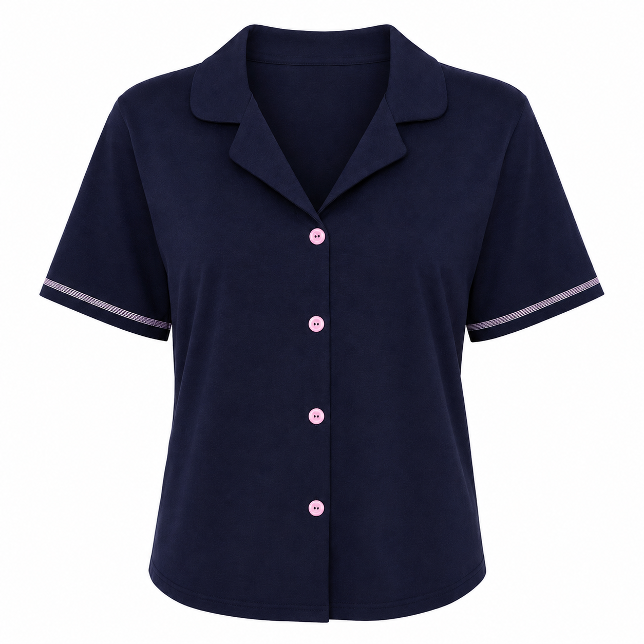Pijama Americano Feminino Curto All Marinho