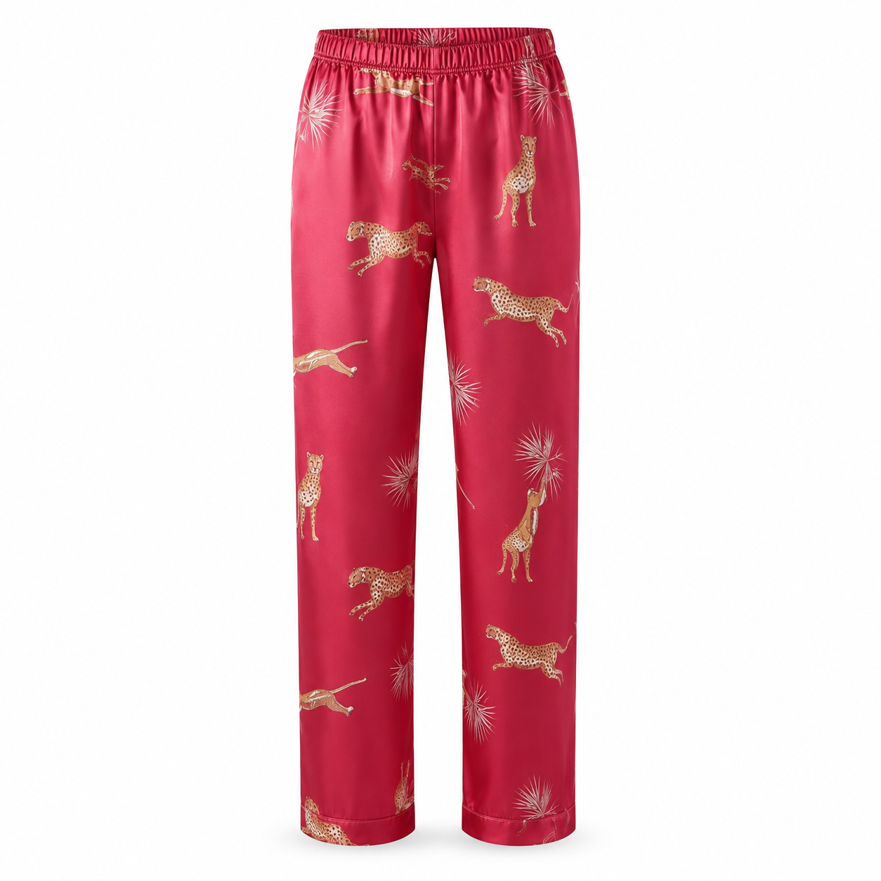 EverLounge Conjunto de Pijama Camiseta Regata e Calça com Estampa de Onça, Confortável