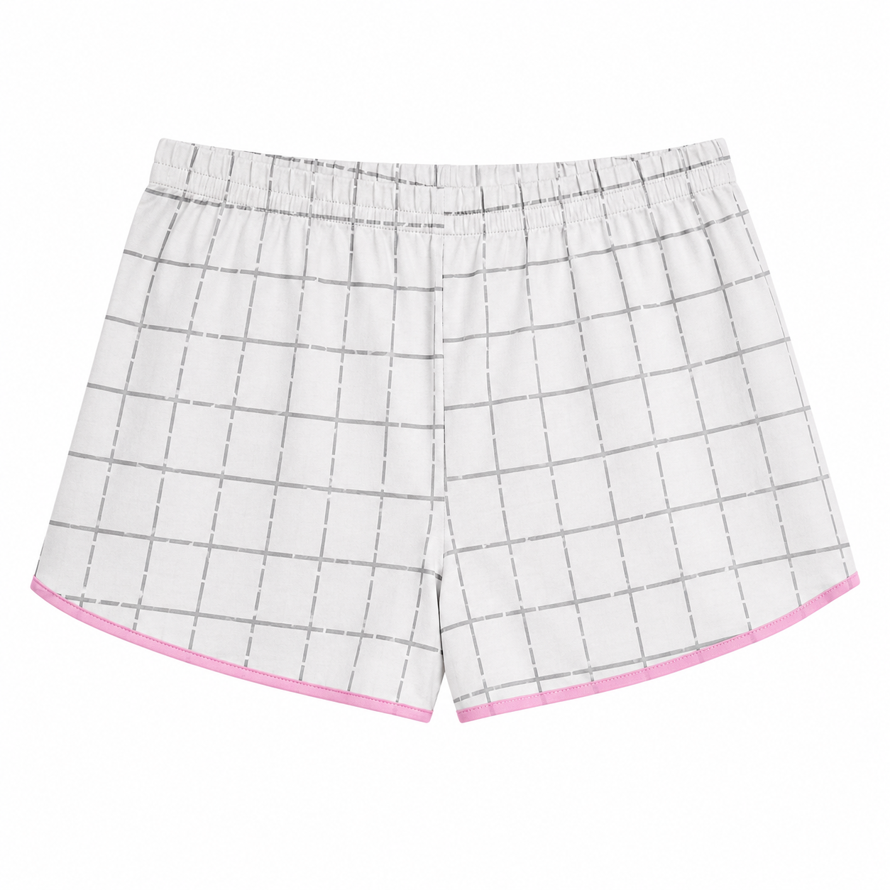 Pijama Feminino Curto Algodão Rosa Off