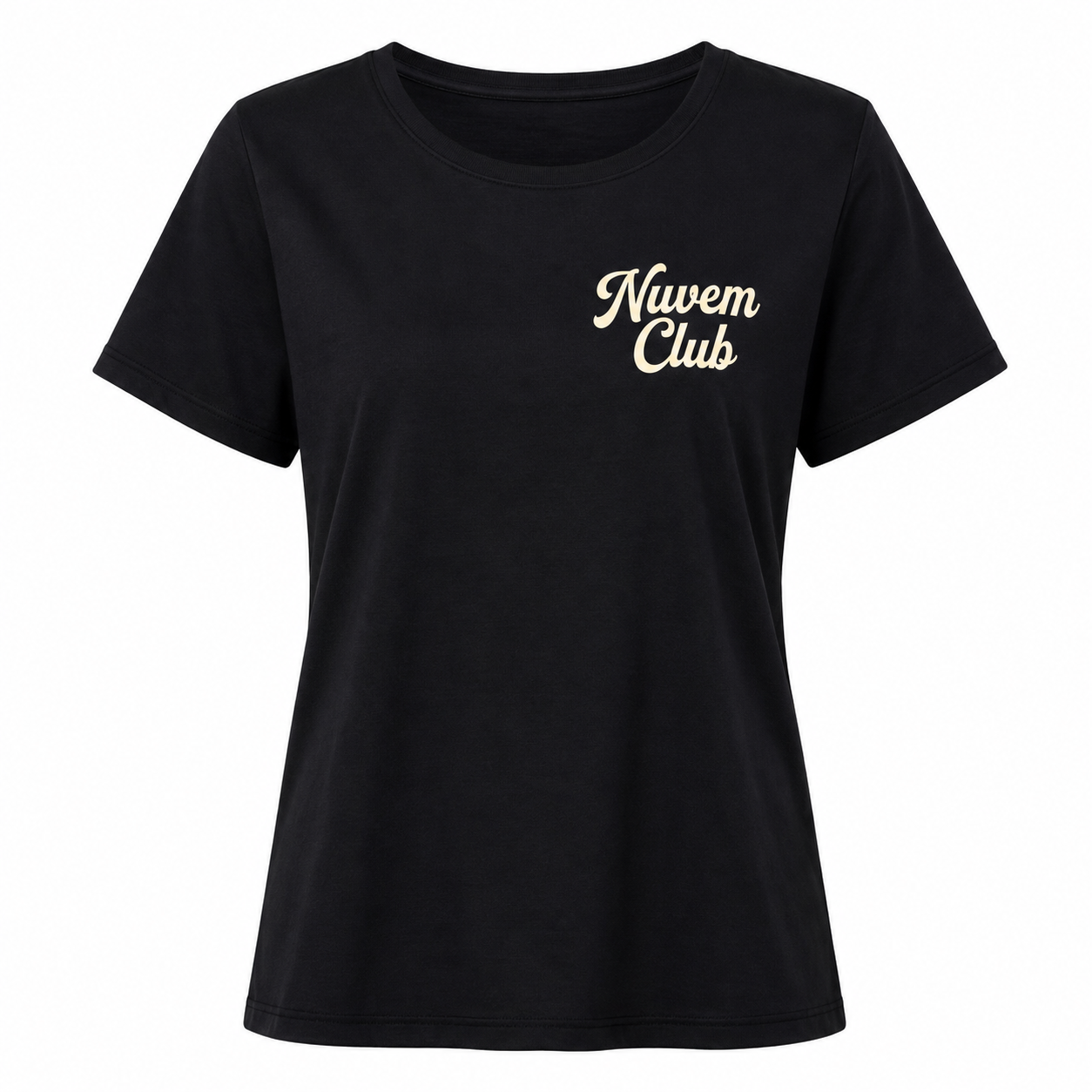 Pijama Feminino Manga Curta Preto Onça
