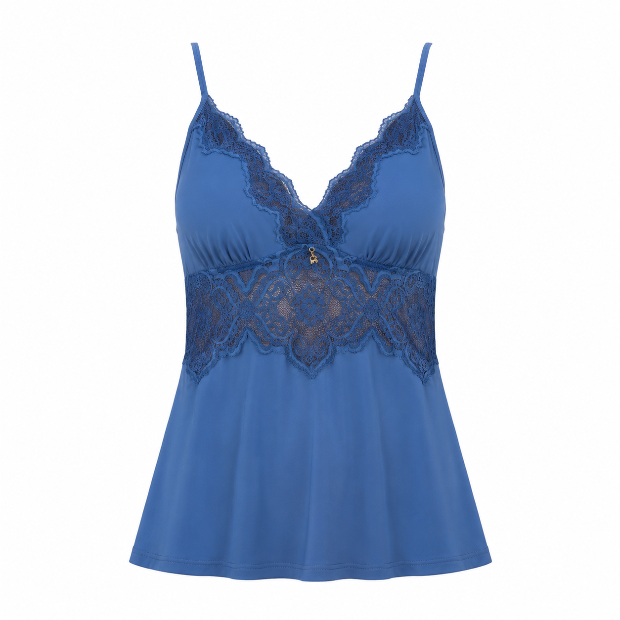 Babydoll de Microfibra e Renda Recco