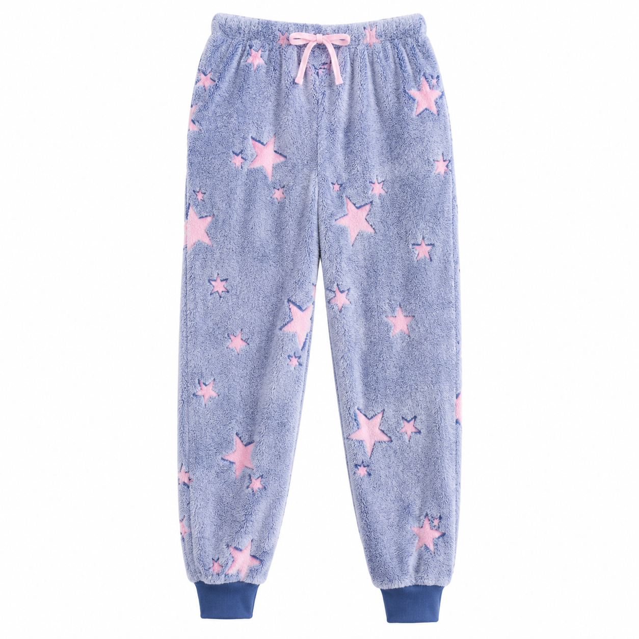 Pijama Feminino Fleece Pelúcia Longo Happy