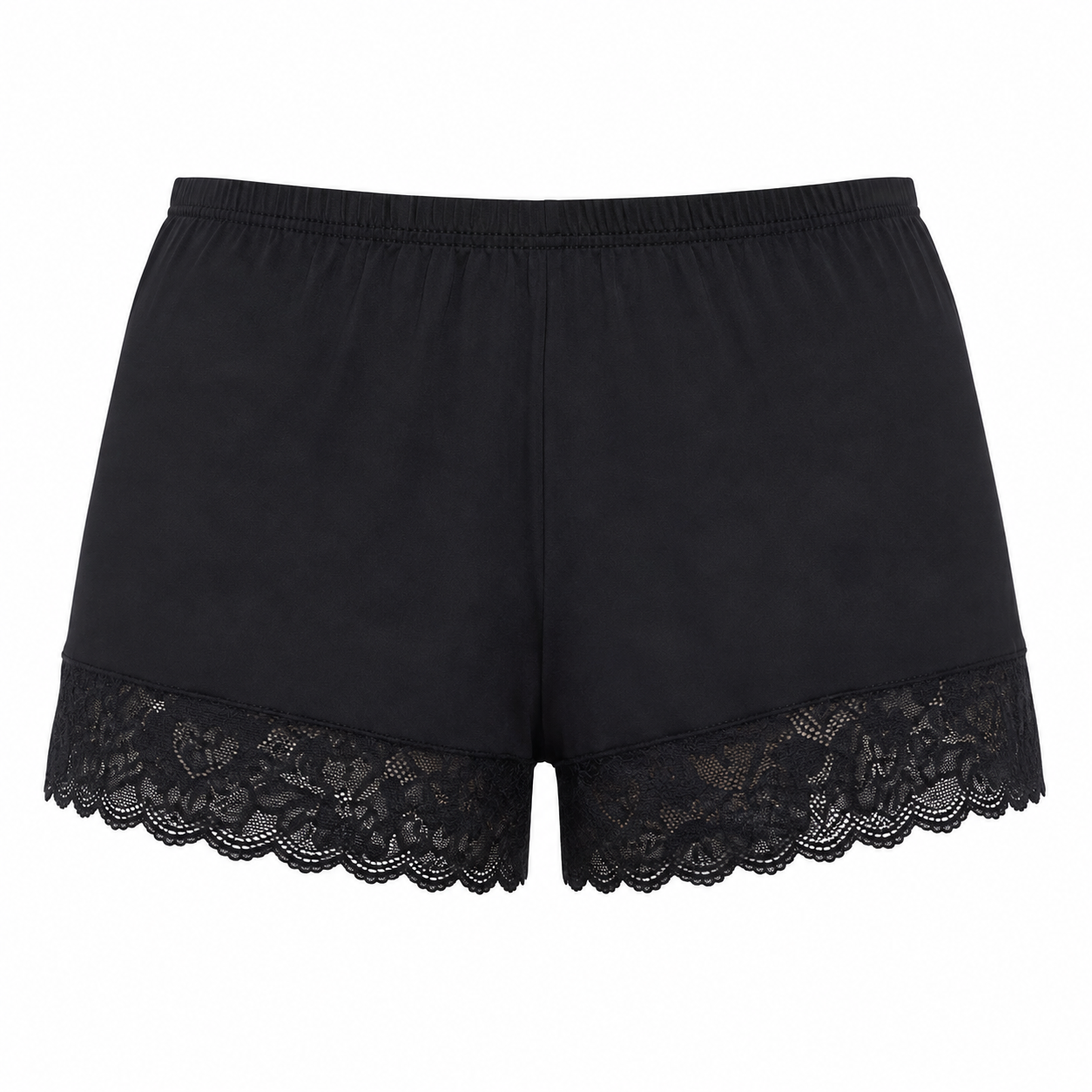 Babydoll com Caleçon Microfibra e Renda Recco