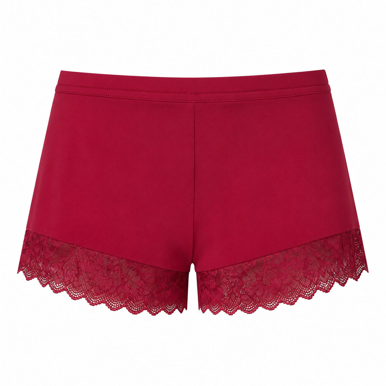 Babydoll com Caleçon Microfibra e Renda Recco